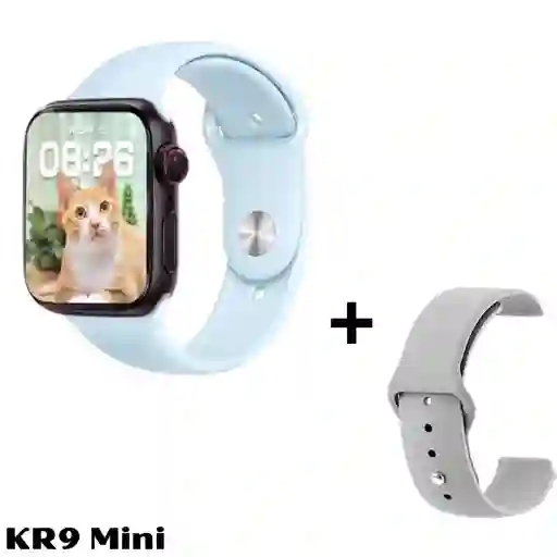 Reloj Inteligente Kr9 Mini Smart Watch Verde Agua Marina