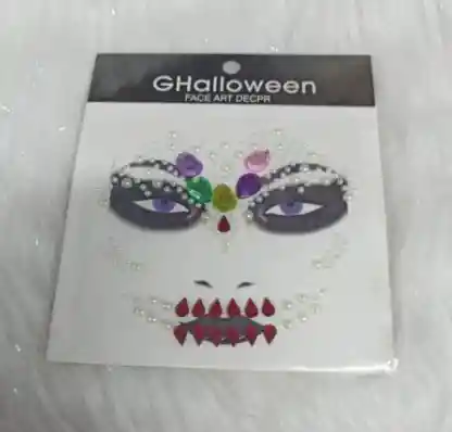 Gemas Adhesivas Pegatinas Colores Surtidos Para Ojos Y Rostro Maquillaje Hallowen Disfraz