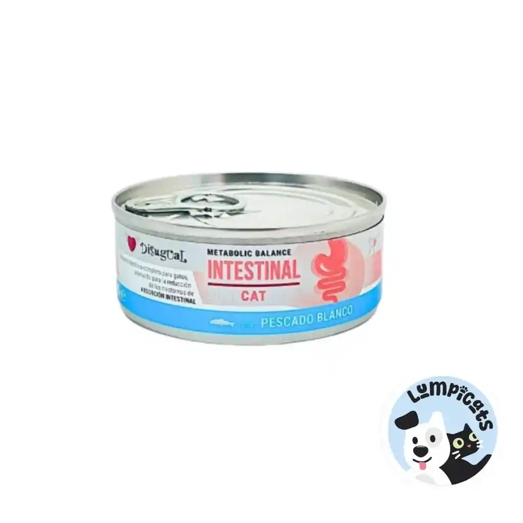 Disugual Para Gatos Diet - Pescado Blanco - Lata Por 85 Gr