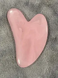 Masajeador Tipo Gua Sha, Raspador De Resina Cuarzo Rosa