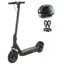 Patineta Eléctrica Inteligente Vel 35 Km/h + Casco Y Chaleco