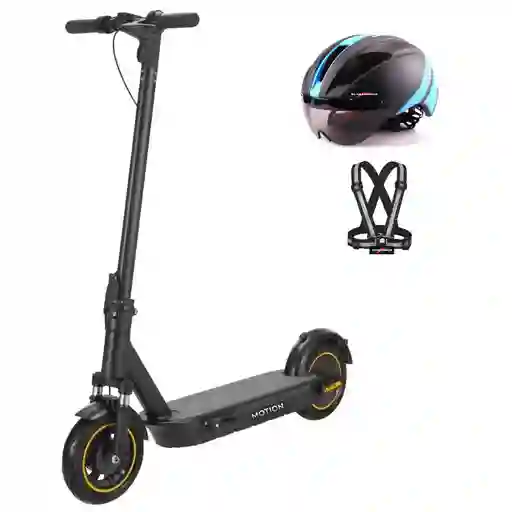 Patineta Eléctrica Inteligente Vel 35 Km/h + Casco Y Chaleco