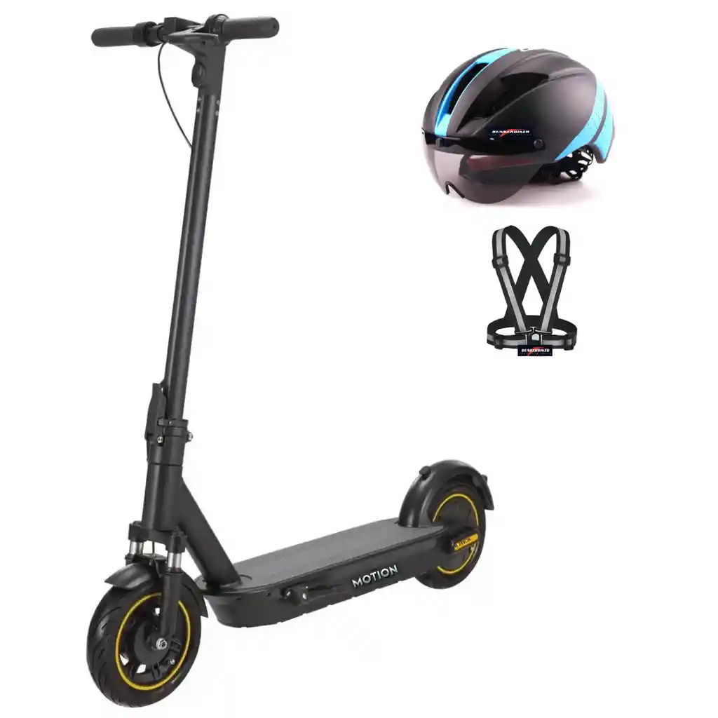 Patineta Eléctrica Inteligente Vel 35 Km/h + Casco Y Chaleco