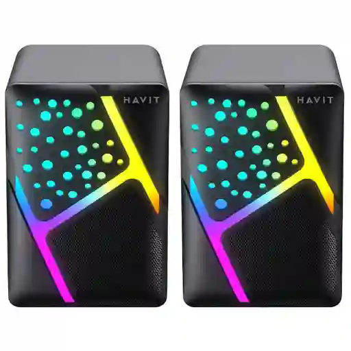 Parlantes Gamer Rgb Havit Gamenote Sk763