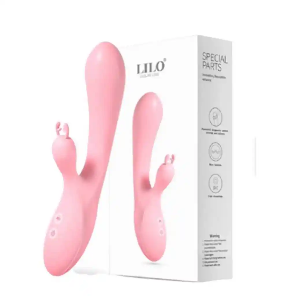 Vibrador Doble Estimulacion Clitorial Y Punto G We Love