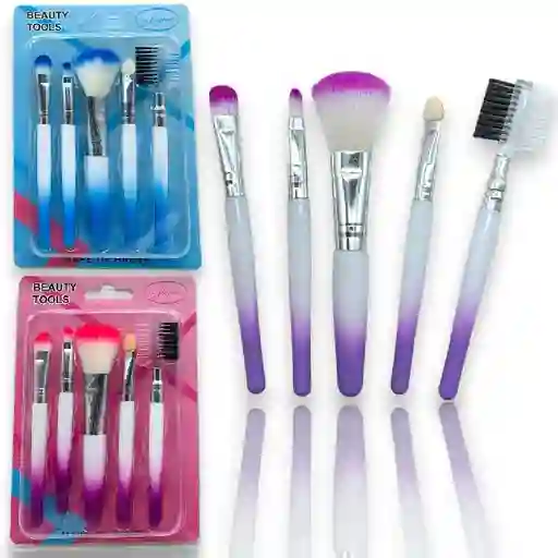 Kit X5 De Brochas Professional Beauty Tools