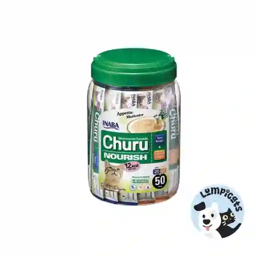 Inaba Gato Snack Churu Vet Nourish 50p - Tuna Chicken