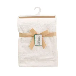 Cobija Con Diseño En Relieve Para Bebés, Manta Suave De Colores, Ligera, Cómoda Y Cálida Para Recién Nacido Beige - Baby