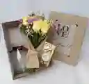 Caja Rosas Y Chocolates