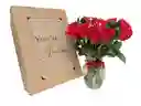 Caja Rosas Y Chocolates