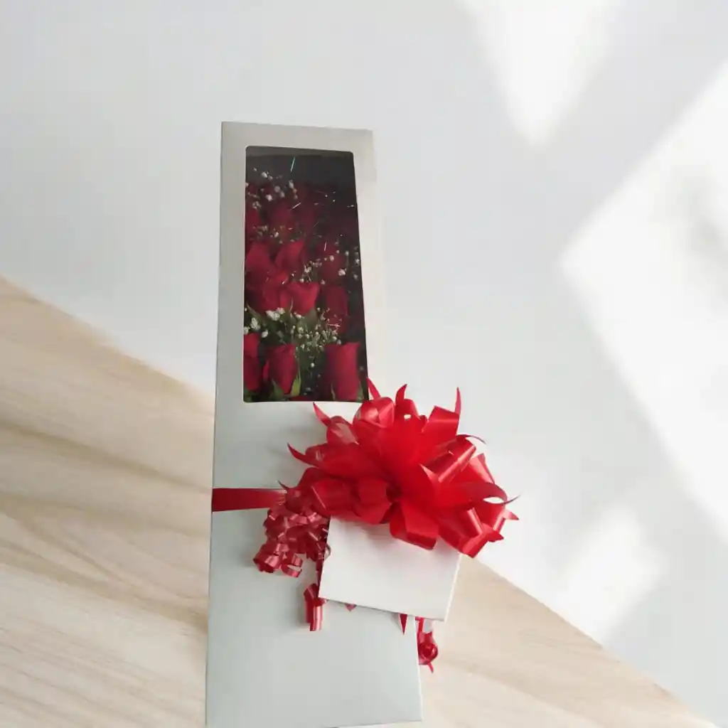 Caja De 24 Rosas