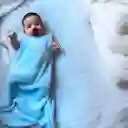 Saco De Dormir Tipo Cobija Para Bebé, Sin Mangas, Tela Antialérgica, Cálida Para Tu Bebé Rosa 0 A 6 Meses - Emebe