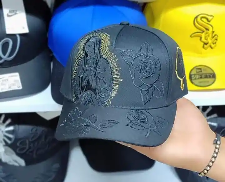 Gorra New York Yankees Negra - Virgen De Guadalupe Edición Especial