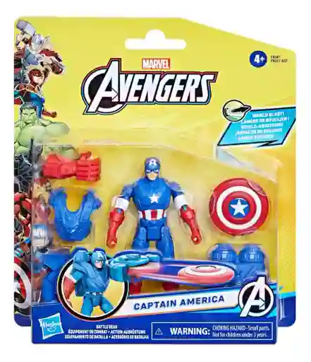 Marvel Avengers - Figura De Capitán América Con Equipamiento F9341