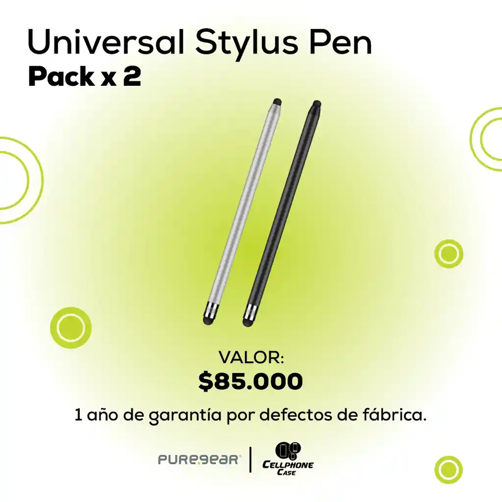 Universal Stylus Pen Pack X 2