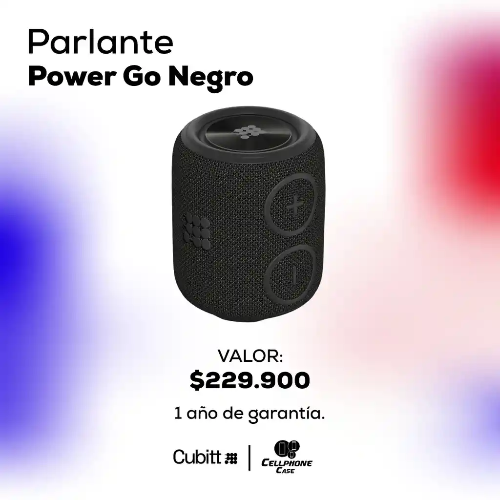 Parlante Power Go Negro