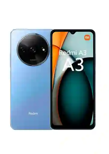 Xiaomi Redmi A3, Pantalla 6.71", Mediatek Helio G36, Almacena 64gb, Ram 3gb, Android 14, Camara Doble, Dual Sim, Azul Estelar, 4g Lte