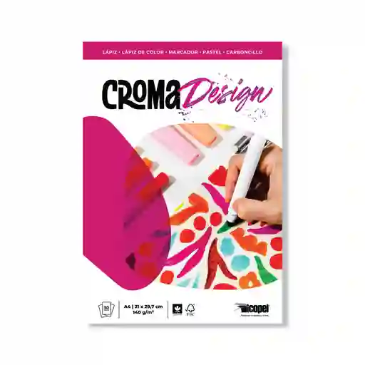 Block Croma Design - 140 G - A4 X 30 Hjs