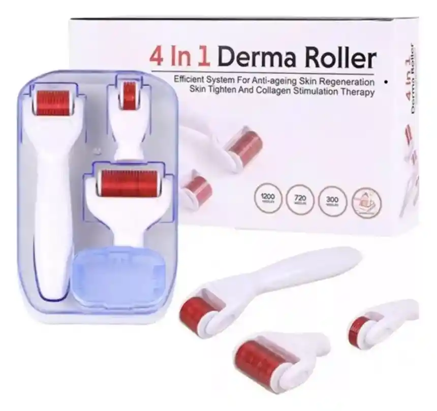 Derma Roller 4 En 1 Cuidado Facial