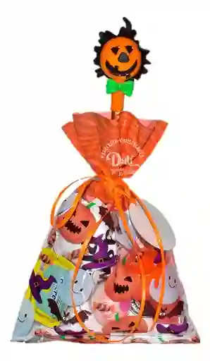 Bolsa Halloween Con Dulces Y Lápiz Calabaza