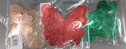 Pines De Mariposas En Carton X4 Unidades