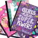 Cuaderno Cosido Niña Cuadros 100h