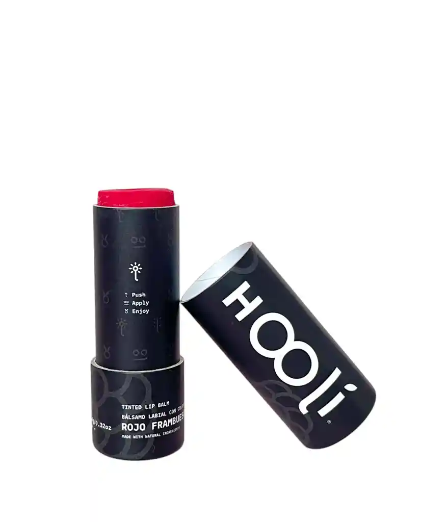 Bálsamo Labial Rojo Frambuesa Hooli 9 Gr