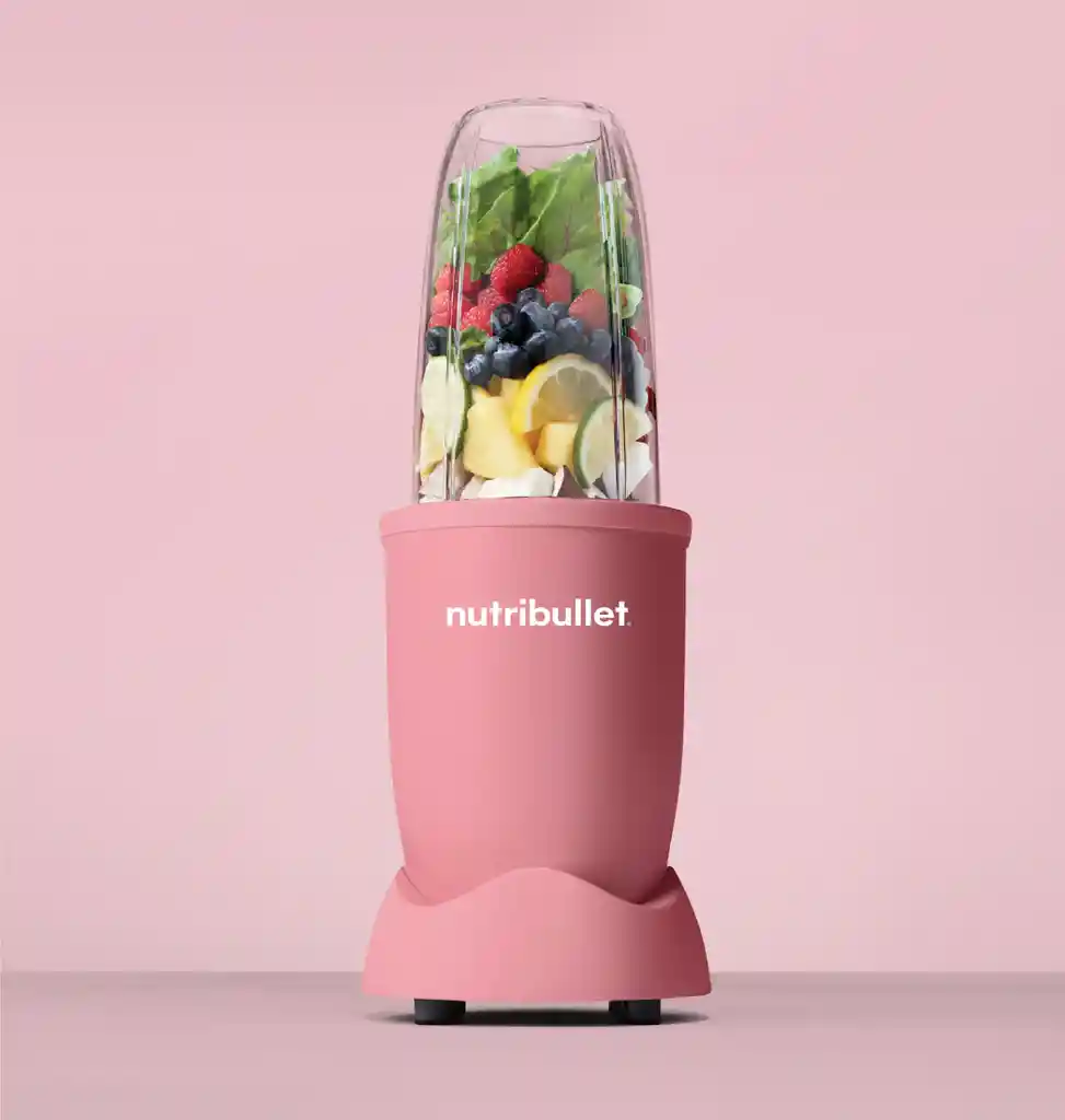 Nutribullet 8 Piezas De 600 Watts De Potencia Color Rosado