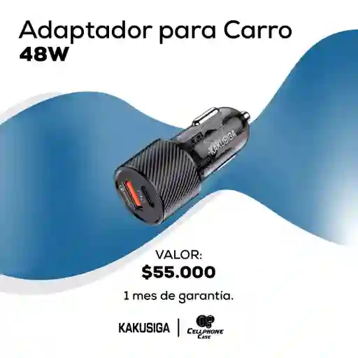 Adaptador Para Carro 48w