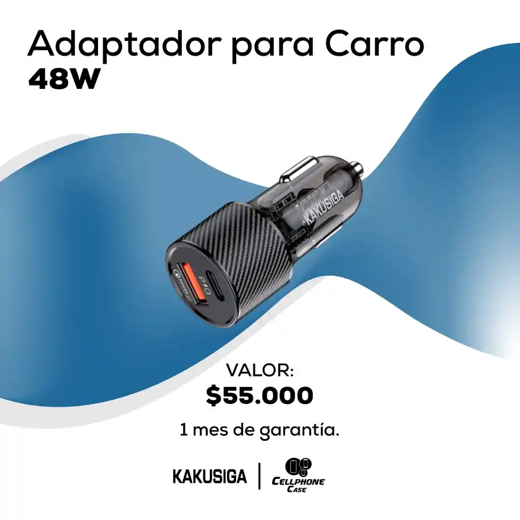 Adaptador Para Carro 48w