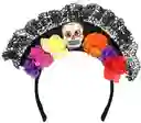 Diadema Flores Y Calaveras