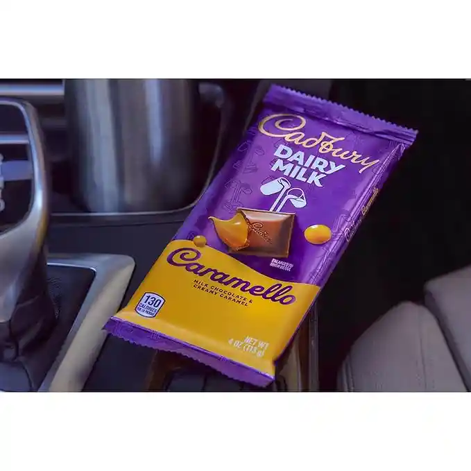 Barras De Caramelo De Chocolate Con Leche Cadbury, 4 Onzas