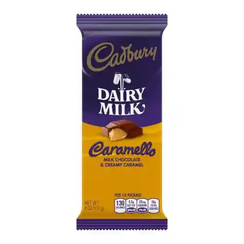 Barras De Caramelo De Chocolate Con Leche Cadbury, 4 Onzas