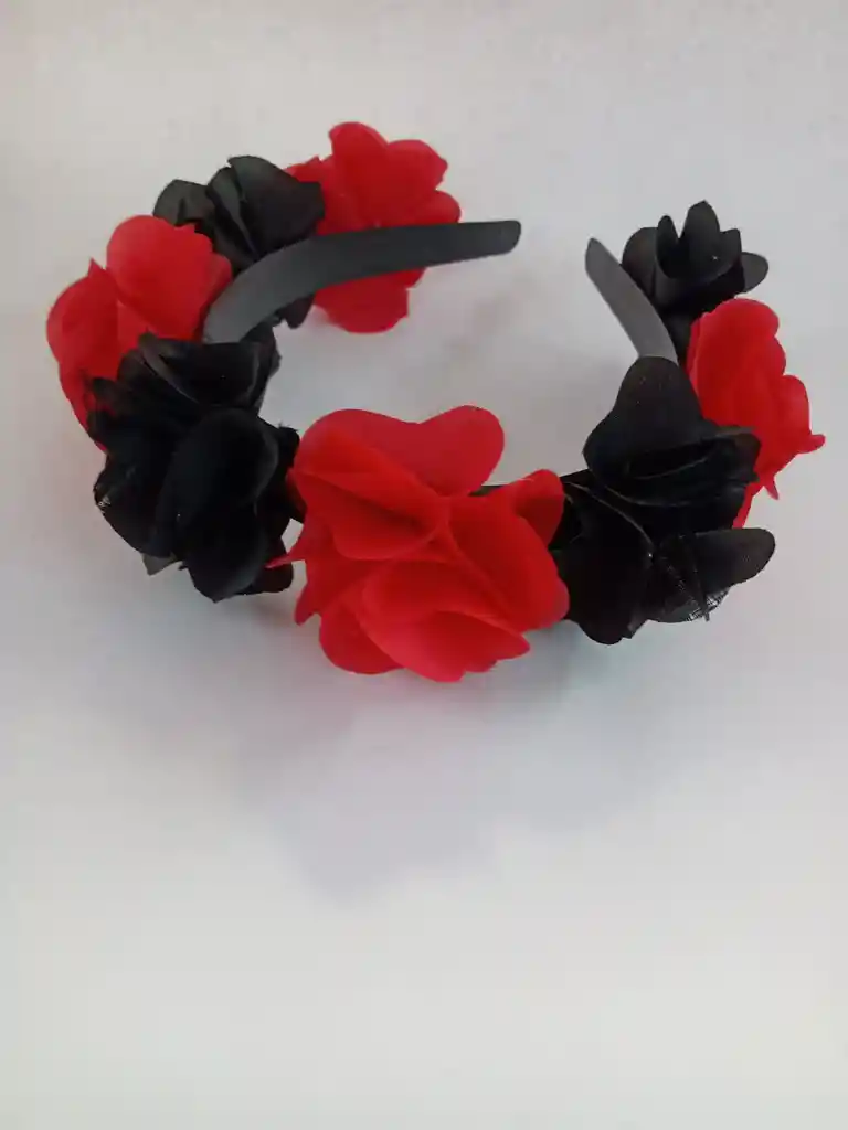 Diadema O Balaca De Flores Disfraz Catrina