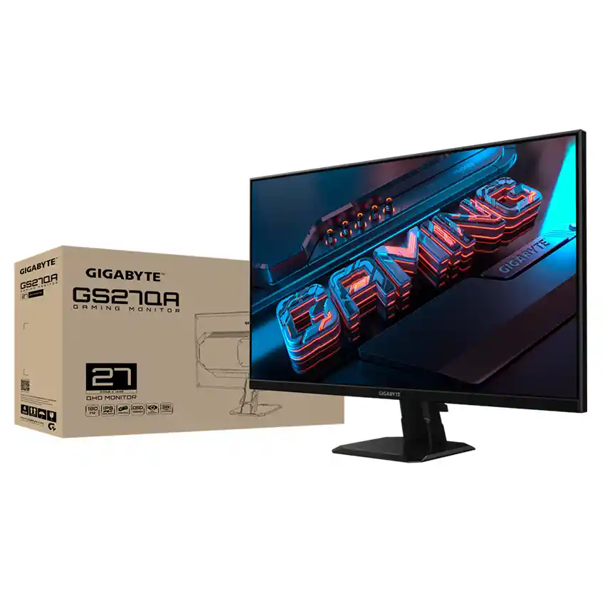 Monitor Gamer Gigabyte 27" Qhd Ips 1ms (mprt) 180hz Gs27qa