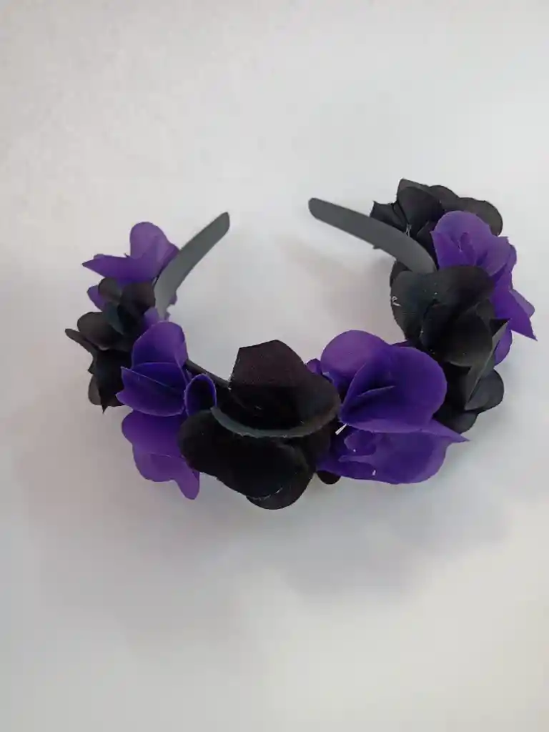 Diadema O Balaca De Flores Para Disfraz De Catrina