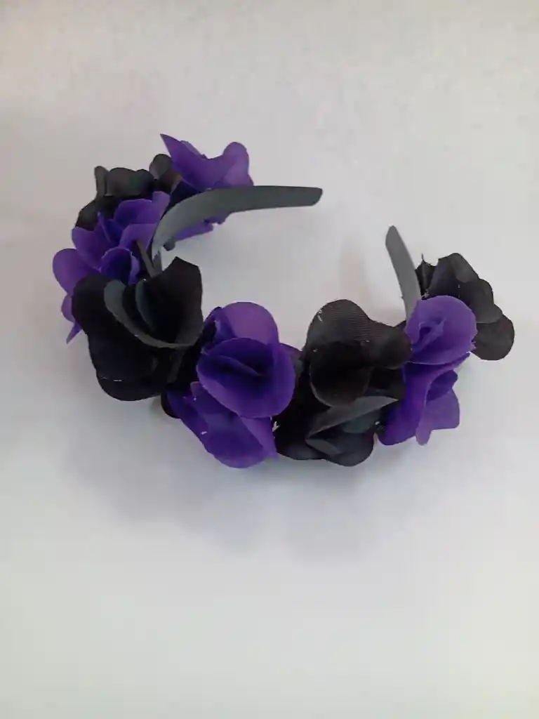 Diadema O Balaca De Flores Para Disfraz De Catrina