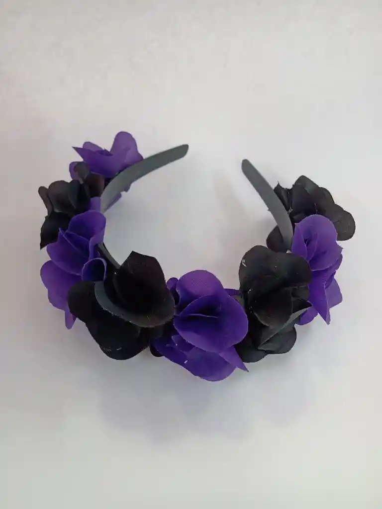 Diadema O Balaca De Flores Para Disfraz De Catrina