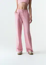 Pantalón Chloe Mujer Rosa Dulce Medio Talla M 433G370 Naf Naf