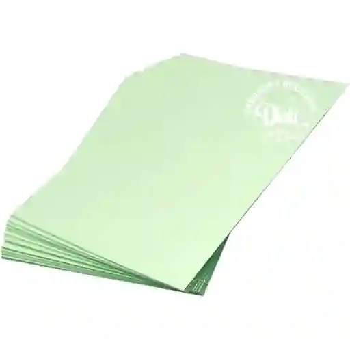 Paquete Ficha Bibliografica X 100 Verde