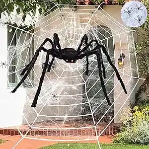 Decoración De La Araña Tela De Araña De Halloween