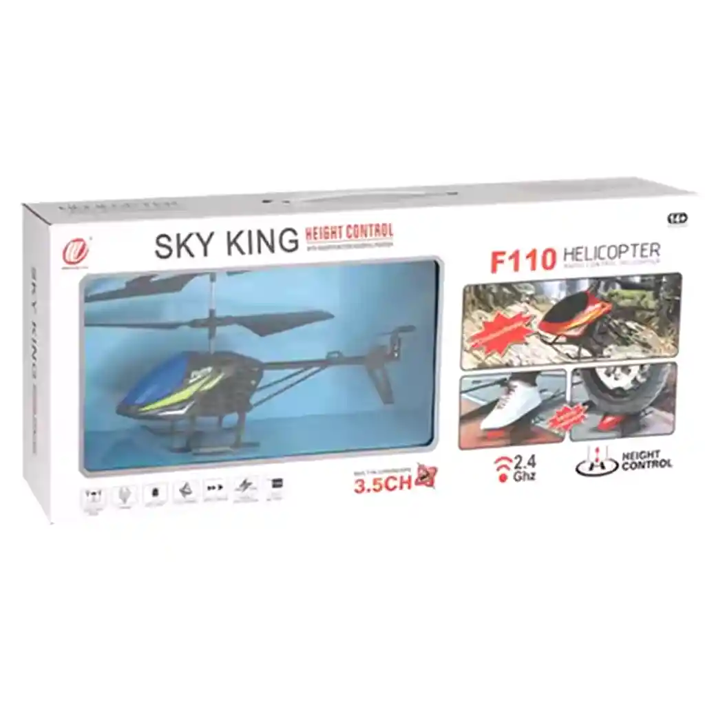 Helicóptero Con Control Remoto 3.5 2.4g F110