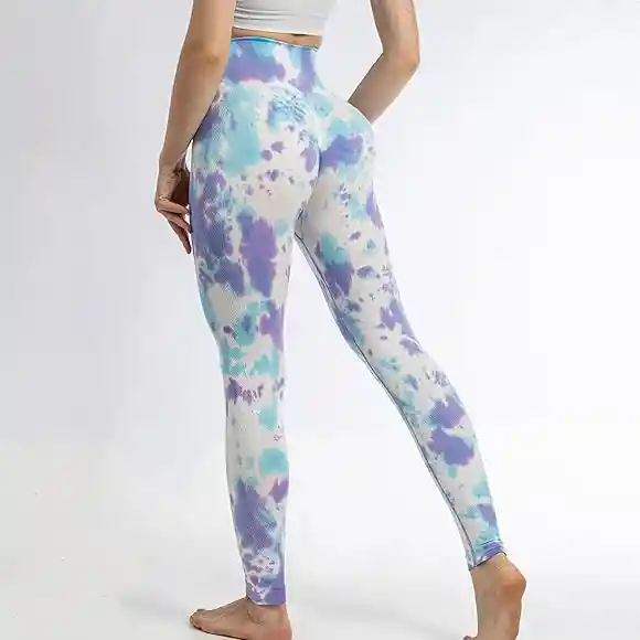 Leggings Licra Efecto Push Up Tye Dye