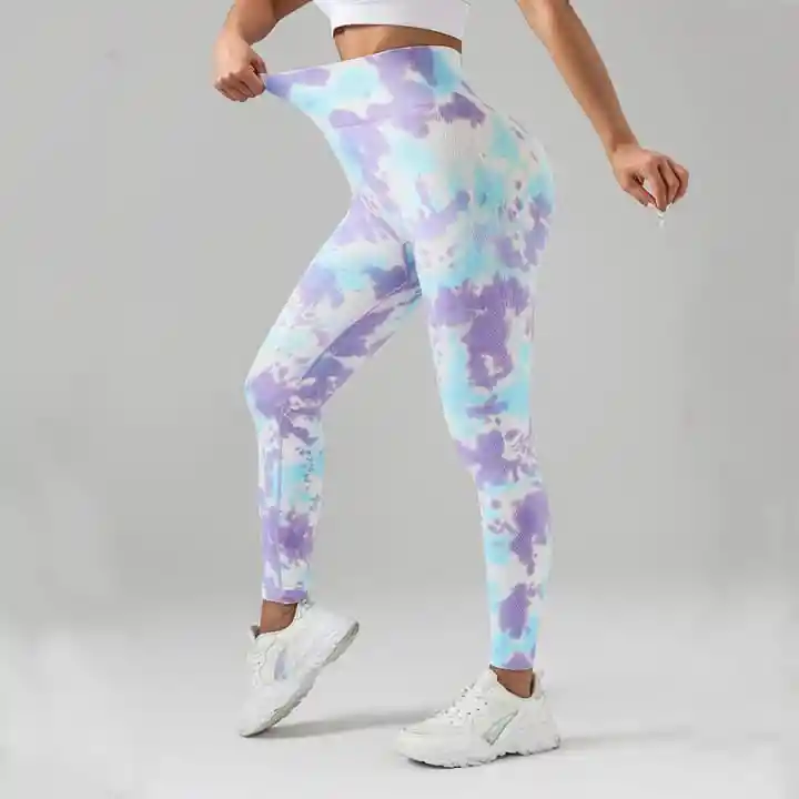 Leggings Licra Efecto Push Up Tye Dye