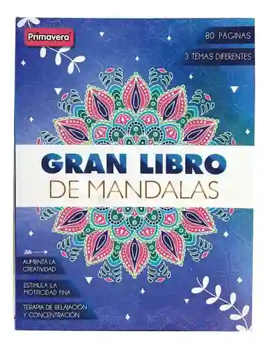 Gran Libro Mandalas Primavera 80h