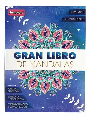 Gran Libro Mandalas Primavera 80h