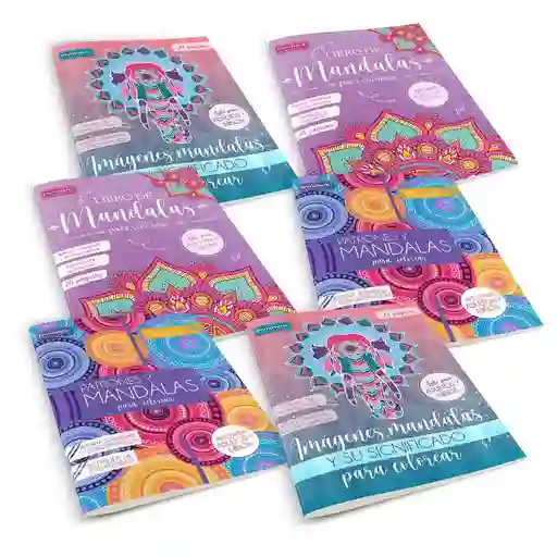 Libros Mandalas E Imágenes Para Colorear Primavera 24 Paginas