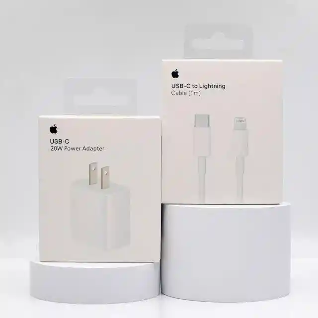 Cargador Iphone Original Apple 20w + Cable Original