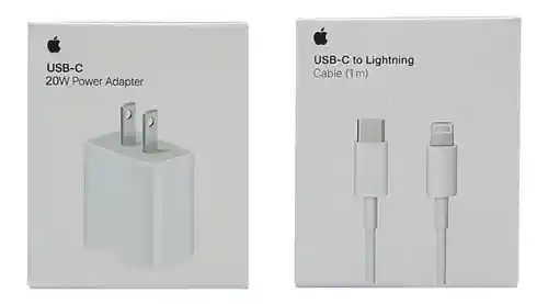 Cargador Iphone Original Apple 20w + Cable Original