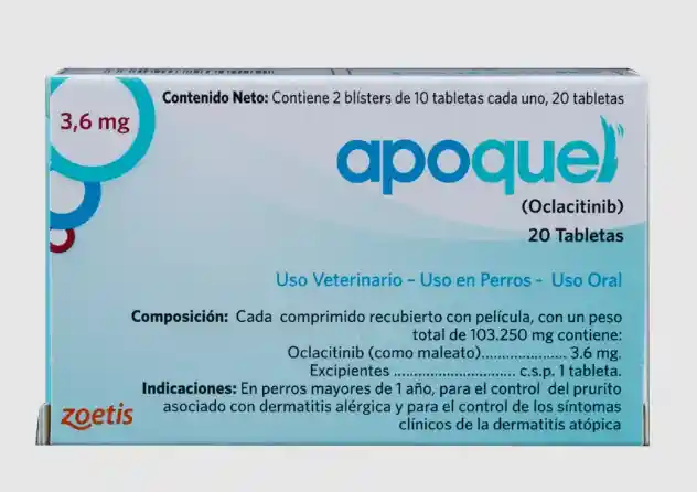 Apoquel 3.6 Mg Blister X 10 Tabletas